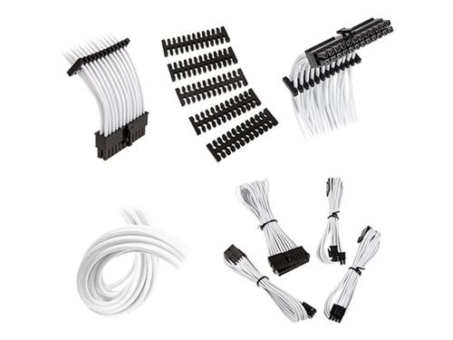 BITFENIX Câble d'aliementation Alchemy 2.0 rallonge-Kit - Blanc