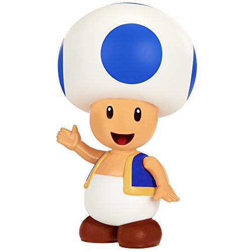 World of Nintendo 4 Toad Figure with Coin Accessory