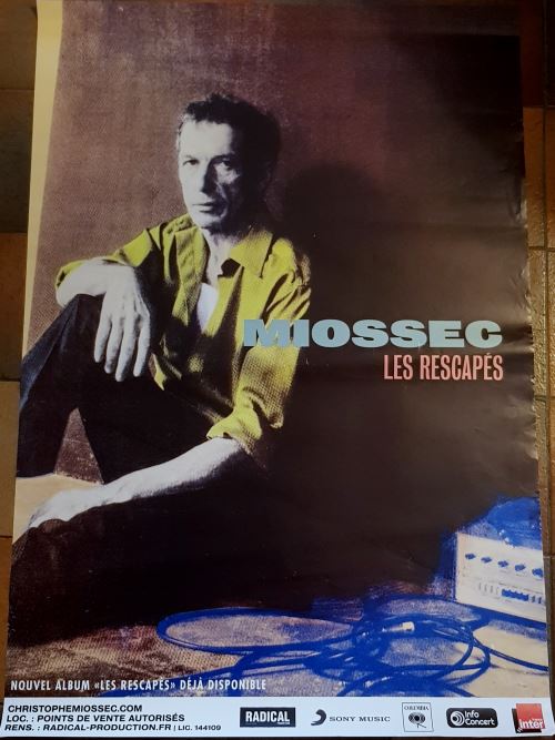 Miossec - Les Rescapés - AFFICHE