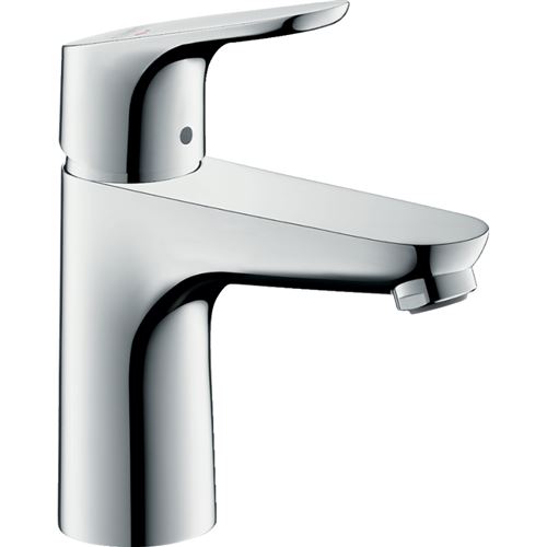 Hansgrohe Chromé Mitigeur Lavabo Focus 100 Ch3 Coolstart, Avec Tirette Et Vidage