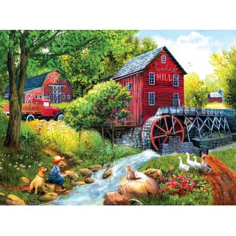 Home | SunsOut Playing Hookey at the Mill 1000 piece Jigsaw Puzzle for Adults at Plaza Del Caribe in Ponce, PR
