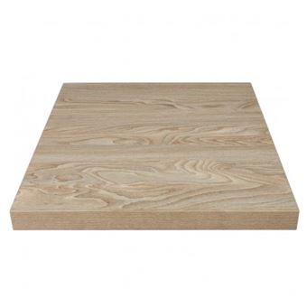 Plateau De Table Carre Bolero 600mm Effet Bois Clair Achat