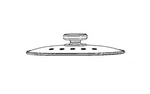 Couvercle Verre Companion pour Pieces Preparation Culinaire Petit Electromenager Moulinex - Ms-0A19336