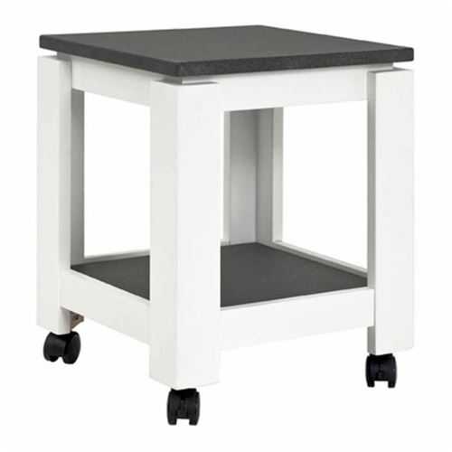 Blanc Table D'appoint Desserte "Granit" 45Cm - Image 1