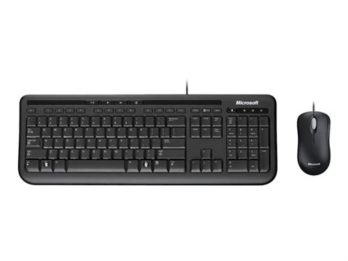 Microsoft Wired Desktop 600 - ensemble clavier et souris - Polonais/roumain