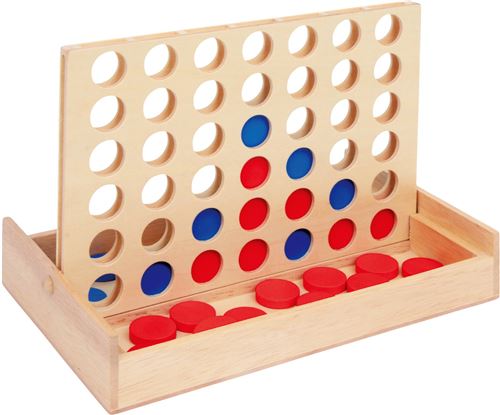 Free and Easy Jeu de voyage 4 rangs bois 24 cm
