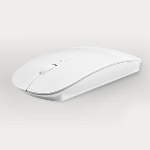 Souris optique sans fil 2,4 GHz + Slim USB 2.0 - Blanc