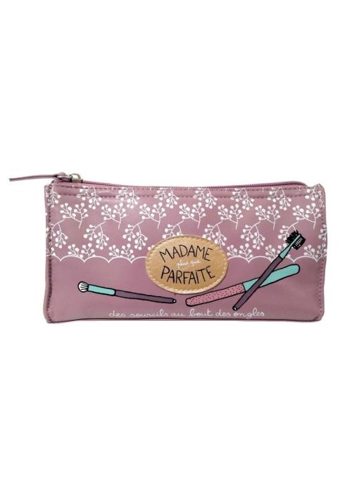 Trousse d'accessoires beauté HELEN Parfaite rose-violet