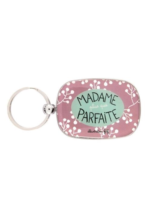 Porte-clés OPAT Madame Plus que parfaite rose