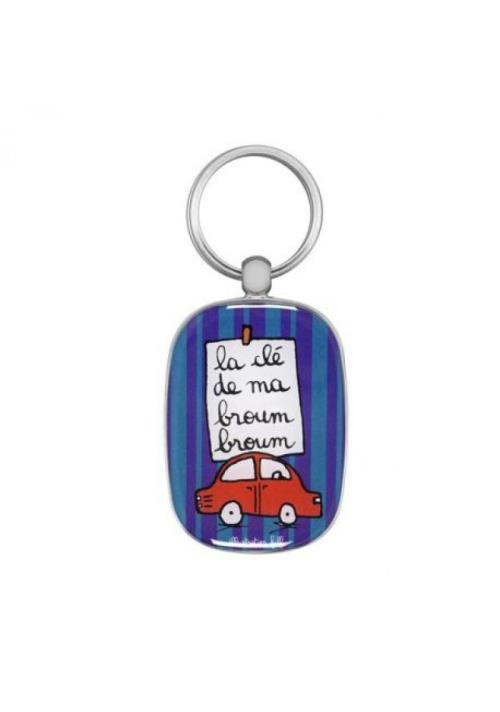 Porte-clés OPAT Broum broum violet/bleu