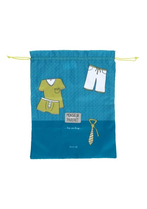 Poche à linge GRANY Trie bleu