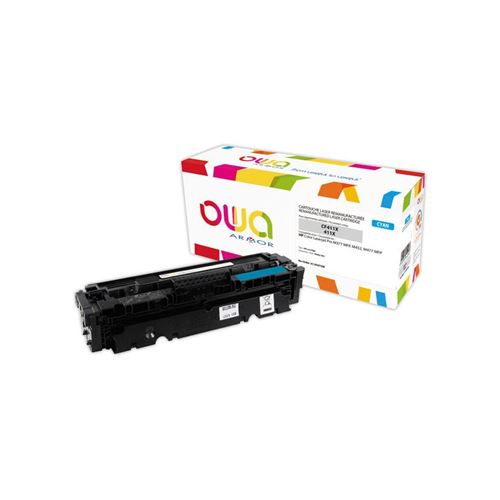 OWA haute capacite cyan compatible remanufacture cartouche de toner alternative pour : HP HP CF411X