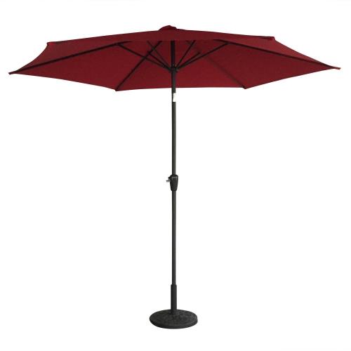 Parasol De Protection Contre Le Soleil Centré Rouge