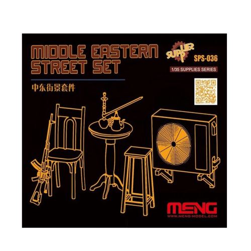 Modélisme : Set accessoires de rue - Moyen Orient Meng