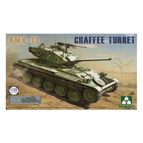 Maquette Char : AMX-13 - Chaffee Turret Takom