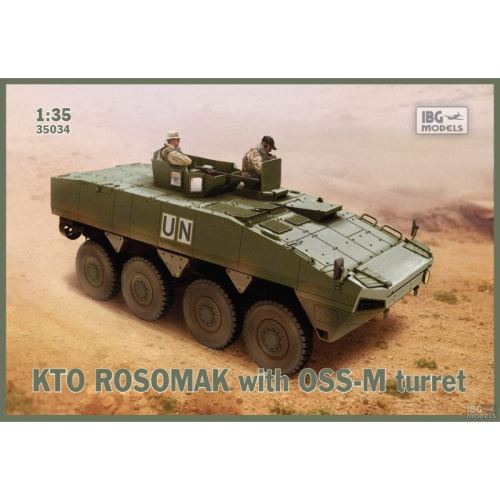 Maquette véhicule militaire : KTO ROSOMAK avec tourelle OSS-M IBG Models