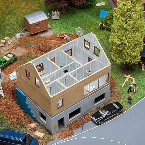 Modélisme HO : Maison en construction Faller