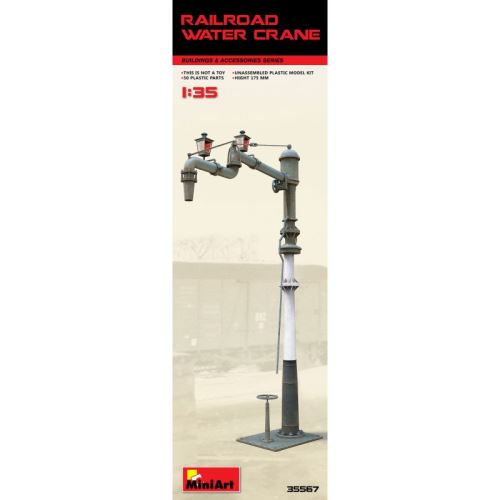 Maquette accessoire : Grue à eau ferroviaire Caesar Miniatures