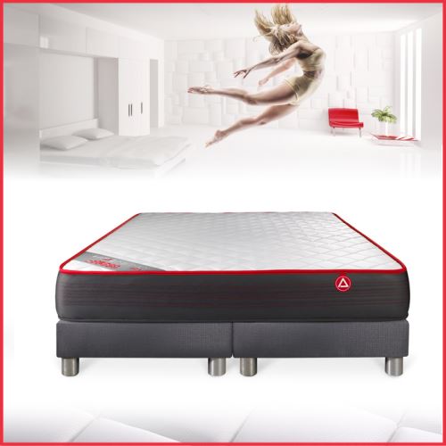 Ensemble VITALMEMO ONE 200x200 Mmoire de forme 3 zones