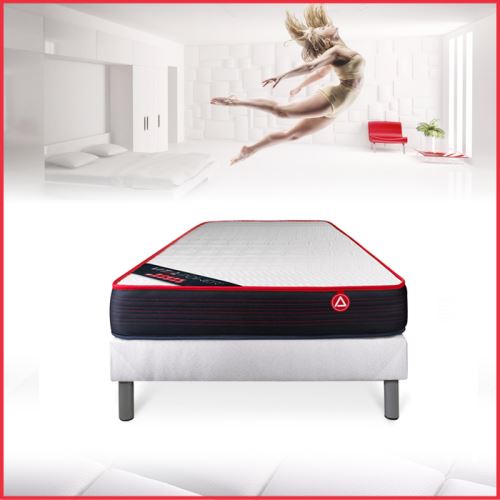 Ensemble Matelas Sommier 90x200 cm - Vitalpower