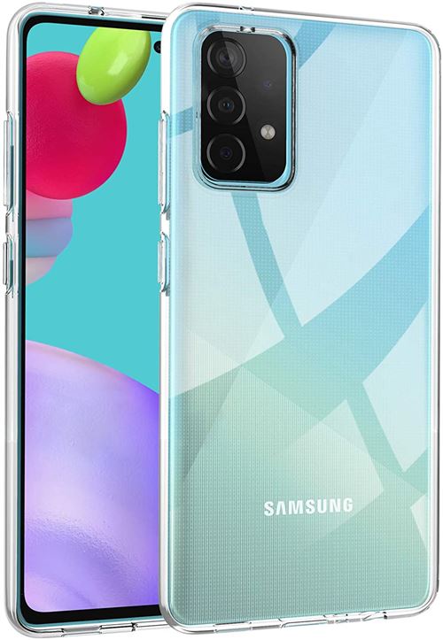 Coque pour Samsung A52 - Silicone Gel TPU Transparent Souple Ultra Mince Phonillico®