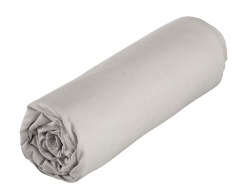 Drap housse P'tit Basile modèle Comme une plume Gris perle (60x120cm)