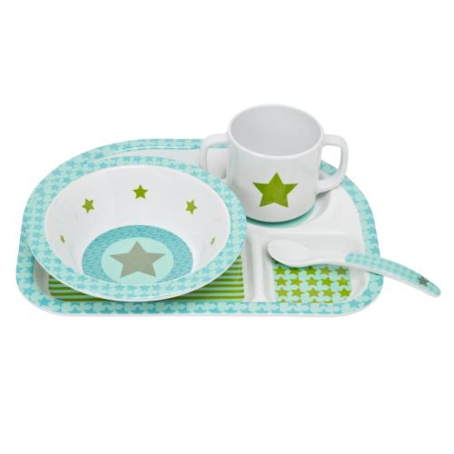 Coffret repas bébé starlight olive LASSIG