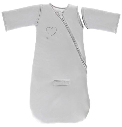 Gigoteuse Hiver Coeurs 3 en 1 P'tit Basile collection Savane et Coeurs (24-36 mois) - Gris perle