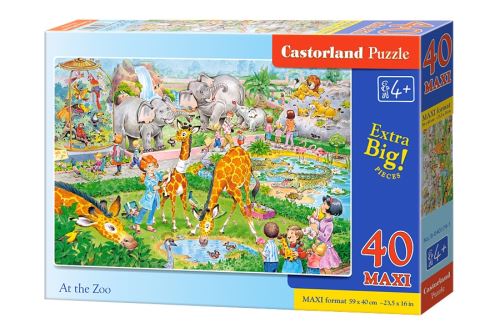 Castorland Au zoo Casse-tête 40 pièces Maxi