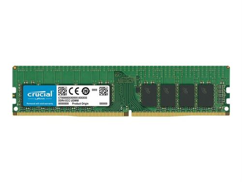 Crucial - DDR4 - module - 16 Go - DIMM 288 broches - 2666 MHz / PC4-21300 - CL19 - 1.2 V - mémoire sans tampon - non ECC