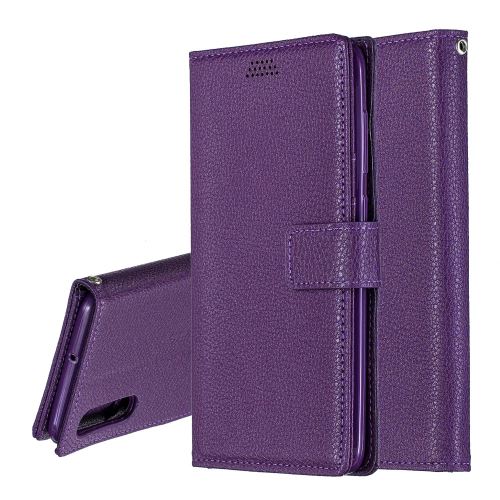 Etui en PU violet pour votre Samsung Galaxy A70