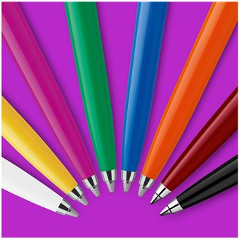PARKER Jotter Originals Stylo bille, rouge, recharge bleue pointe moyenne, sous blister