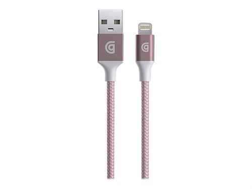 Griffin Premium Câble USB-Lightning de 3 Mètres pour iPhone et iPad - Rose Doré