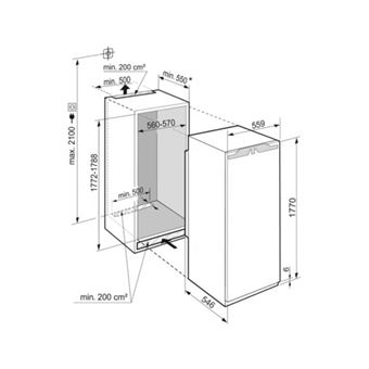 Réfrigérateurs 1 porte LIEBHERR D, IRBDI5151-20