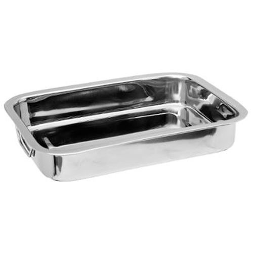 Plat à Four en Inox Anses 35cm Argent