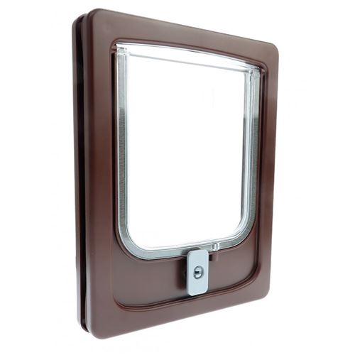 Meilleurs prix pour Chatière 2 positions marron pour chat - zolux - ZO-401082MAR