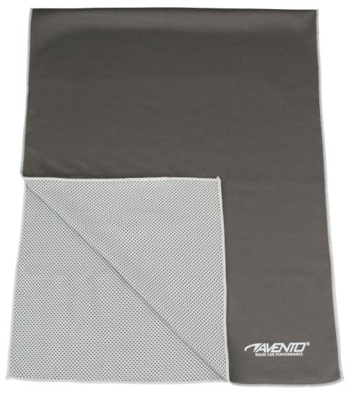 Avento Serviette 80 x 30 cm Couleur: gris clair / anthracite