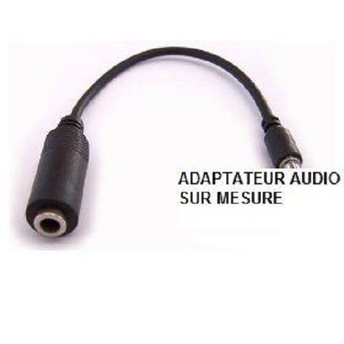 ozzzo câble adaptateur audio jack 3,5 mm pour SONY Xperia XZ2 Compact