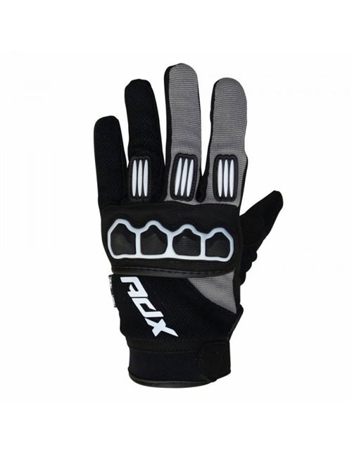 Gants cross adx town noir-gris t 6 (xxs) enfant (homologue en 13594:2015)