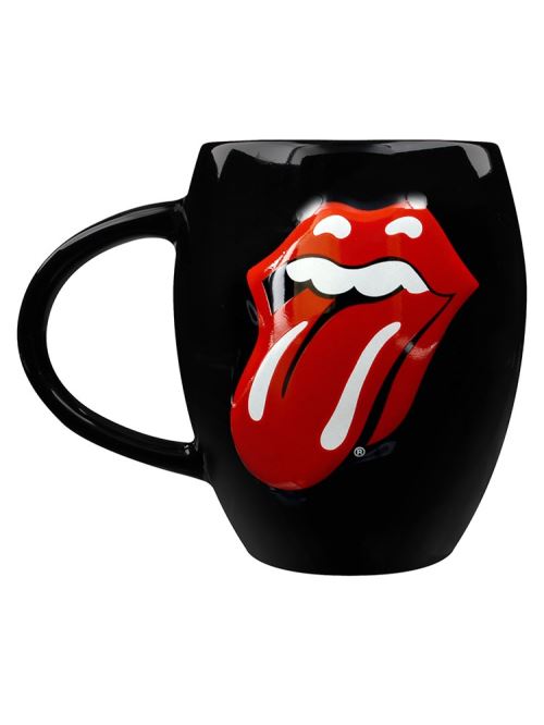 The Rolling Stones Grande tasse ovale Tongue noir