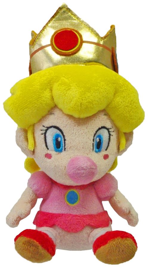 Little Buddy peluche Super Mario Bros. Baby Peach13 cm rose