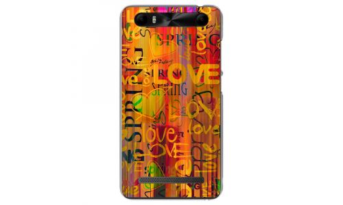 Coque souple pour Konrow Just5 avec impression Motifs Love Spring