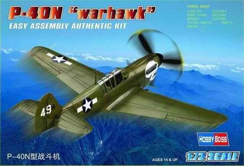 P-40n ''kitty Hawk'' - 1:72e - Hobby Boss