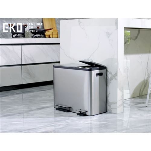 Poubelle de tri ecocasa 30 + 15l, eko