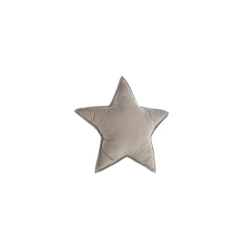 Coussin forme étoile - 49 x 49 cm - Gris
