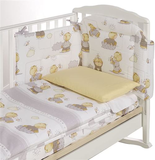 ITALBABY 120.0003 ours heureux Set SFILABILE pour lit taupe