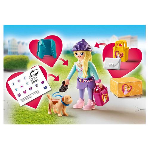Playmobil City Life 70595 Mannequin avec chien - Playmobil - Achat & prix