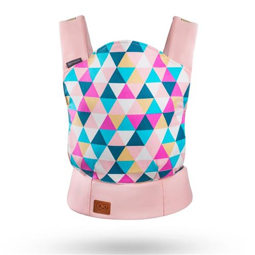 Kinderkraft NINO, Porte-bébé, Dès la naissance, Ergonomique, Anti-dysplasie, Portage Av./Ar, Rose