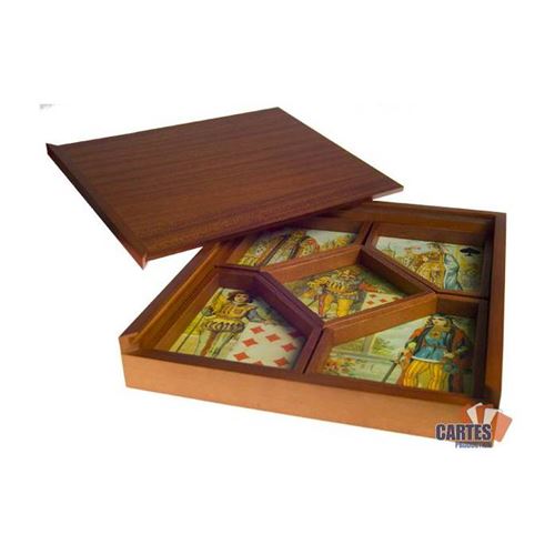 Jeu De Cartes Ancien Nain Jaune - Allemand - Vers 1900 - Artisanal - Occasion