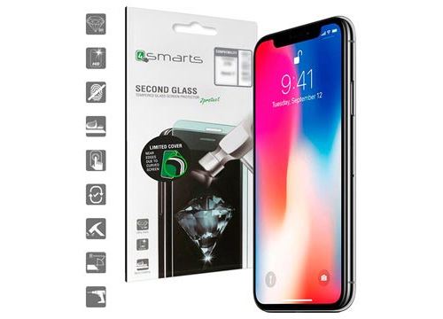Protecteur d'Écran 4smarts Second Glass pour iPhone X / iPhone XS